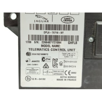 Recambio de modulo electronico para land rover evoque se referencia OEM IAM DPLA70718NY  