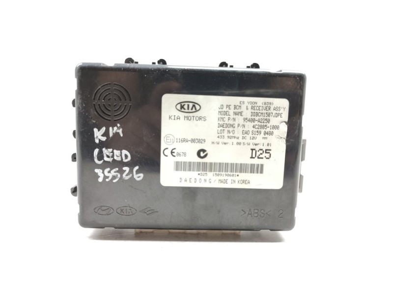Recambio de modulo electronico para kia cee´d sporty wagon drive referencia OEM IAM 95400A2250  