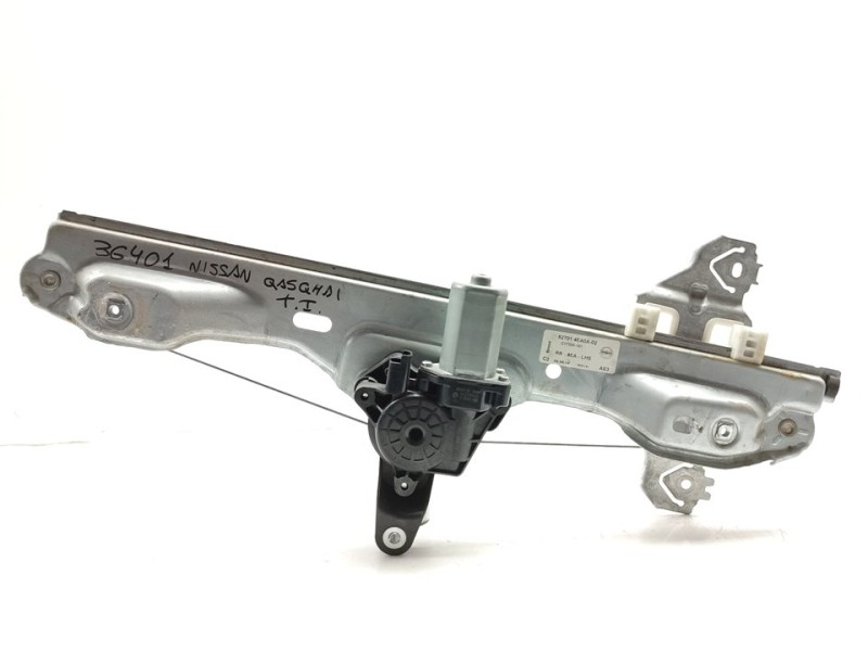 Recambio de elevalunas trasero izquierdo para nissan qashqai (j11) tekna referencia OEM IAM 827014EA0A  