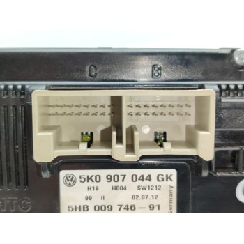 Recambio de mando climatizador para volkswagen golf vi (5k1) advance referencia OEM IAM 5K0907044GK  