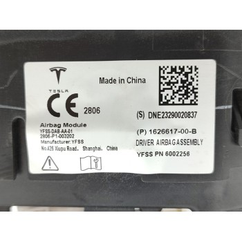 Recambio de airbag delantero izquierdo para tesla model y basis rwd referencia OEM IAM 162661700B  