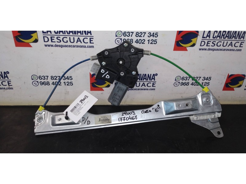 Recambio de elevalunas delantero derecho para opel corsa e business referencia OEM IAM 71019003  