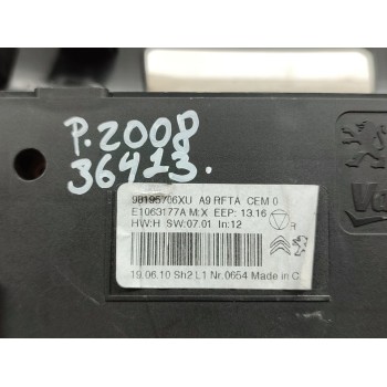 Recambio de mando climatizador para peugeot 2008 (--.2013) allure referencia OEM IAM 98195706XU  