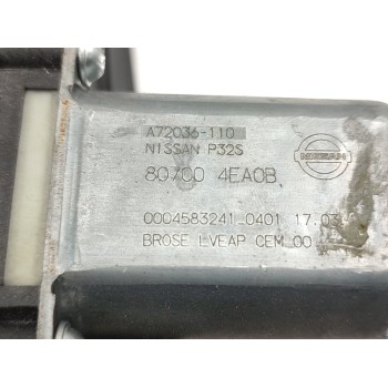 Recambio de elevalunas delantero derecho para nissan qashqai (j11) tekna referencia OEM IAM 807004EA0B  