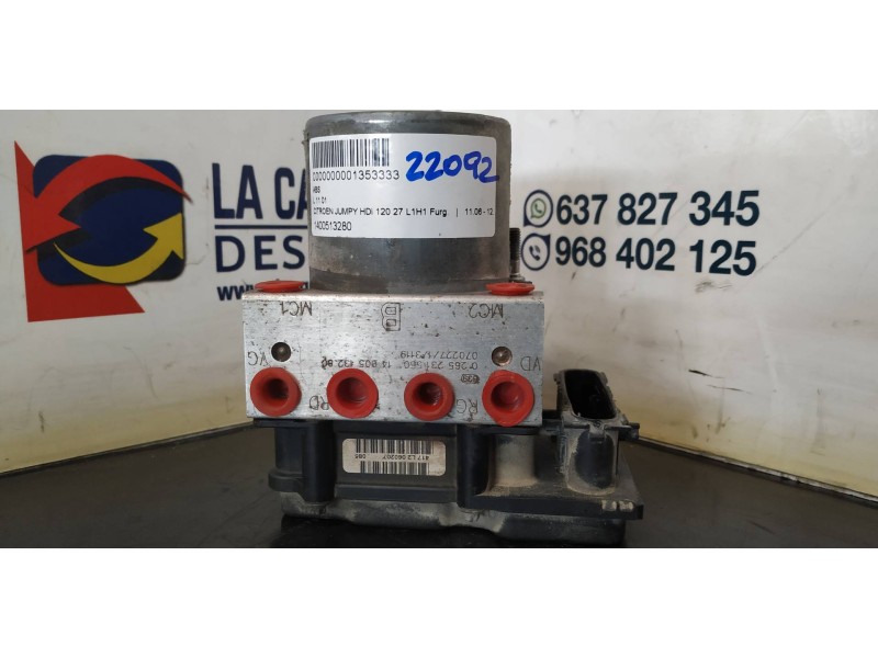 Recambio de abs para citroën jumpy hdi 120 27 l1h1 furg. referencia OEM IAM 1400513280  