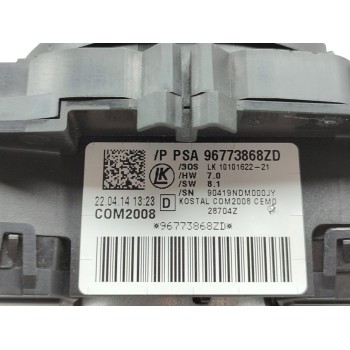 Recambio de mando multifuncion para citroën c3 attraction referencia OEM IAM 96773868ZD  