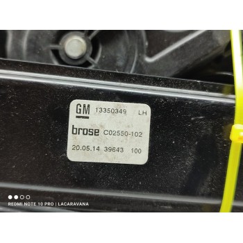 Recambio de elevalunas delantero izquierdo para opel adam unlimited ecoflex referencia OEM IAM 13350349  