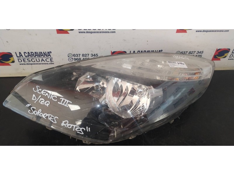 Recambio de faro izquierdo para renault scenic iii emotion referencia OEM IAM 89902926  