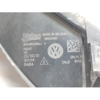 Recambio de piloto delantero derecho para volkswagen t-roc advance referencia OEM IAM 2GA941056J  