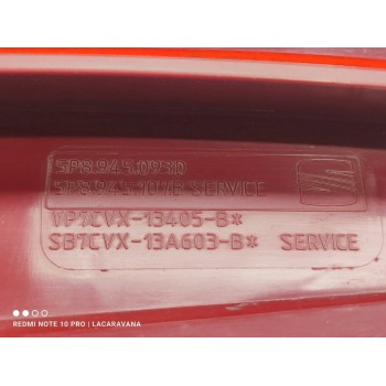 Recambio de piloto trasero izquierdo interior para seat altea xl (5p5) family referencia OEM IAM 5P8945107B  