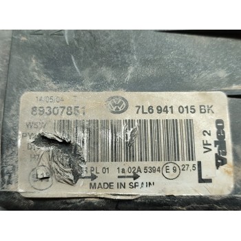 Recambio de faro izquierdo para volkswagen touareg (7la) tdi v10 referencia OEM IAM 7L6941015BK  