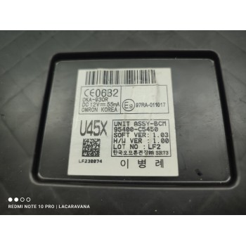 Recambio de modulo electronico para kia sorento () vision 2wd referencia OEM IAM 95400C5450  