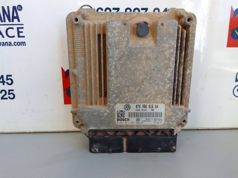 Recambio de centralita motor uce para volkswagen touareg (7la) tdi v10 referencia OEM IAM 070906016AA  