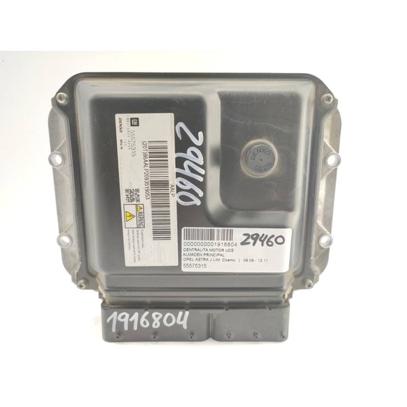 Recambio de centralita motor uce para opel astra j lim. cosmo referencia OEM IAM 55575315  