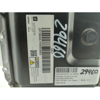 Recambio de centralita motor uce para opel astra j lim. cosmo referencia OEM IAM 55575315  