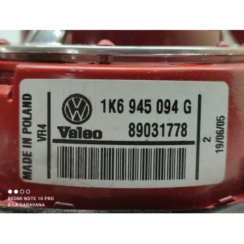 Recambio de piloto trasero derecho interior para volkswagen golf v berlina (1k1) conceptline (e) referencia OEM IAM 1K6945094G  