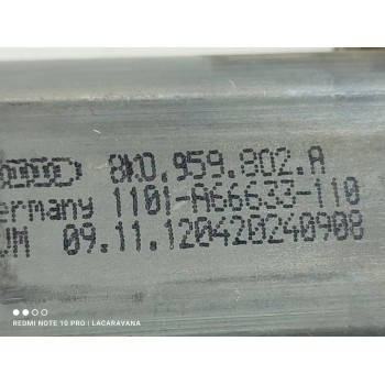 Recambio de motor elevalunas delantero derecho para audi a4 ber. (b8) referencia OEM IAM 8K0959802A  