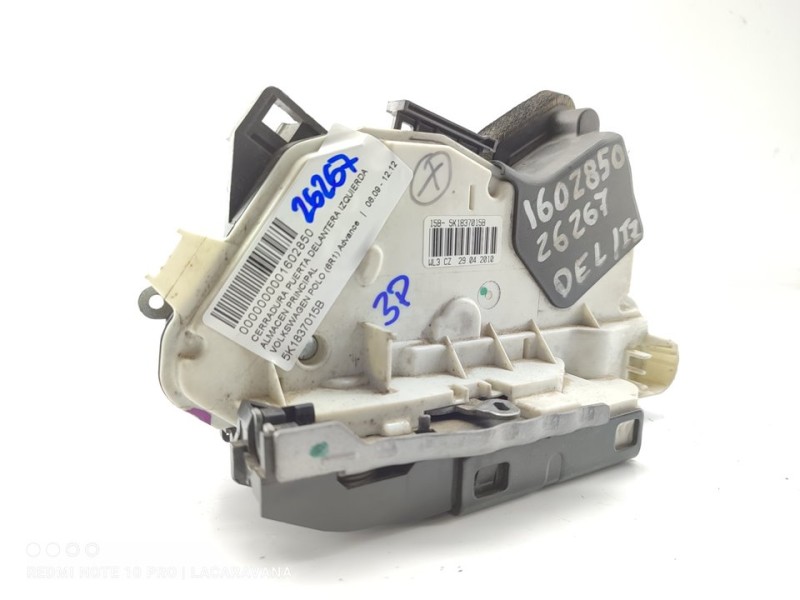 Recambio de cerradura puerta delantera izquierda para volkswagen polo (6r1) advance referencia OEM IAM 5K1837015B  