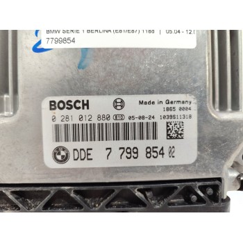Recambio de centralita motor uce para bmw serie 1 berlina (e81/e87) 118d referencia OEM IAM 7799854  