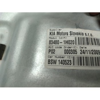 Recambio de elevalunas trasero derecho para kia cee´d sporty wagon drive referencia OEM IAM 834801H020  