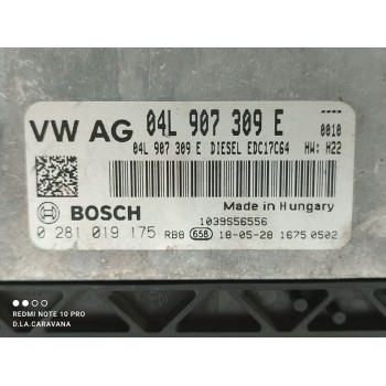 Recambio de centralita motor uce para seat toledo (kg3) connect referencia OEM IAM 04L907309E  