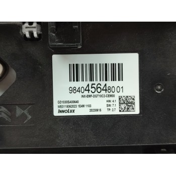 Recambio de pantalla multifuncion para citroën c4 berlina plus referencia OEM IAM 9840456480  