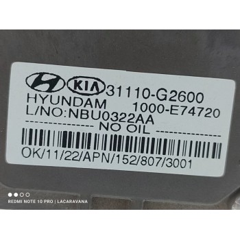 Recambio de aforador para kia niro business referencia OEM IAM 31110G2600  