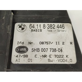 Recambio de mando climatizador para bmw serie 3 berlina (e46) 320d referencia OEM IAM 64118382446  