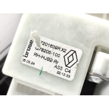 Recambio de elevalunas trasero derecho para renault captur ii e-tech engineered referencia OEM IAM 827201639R  