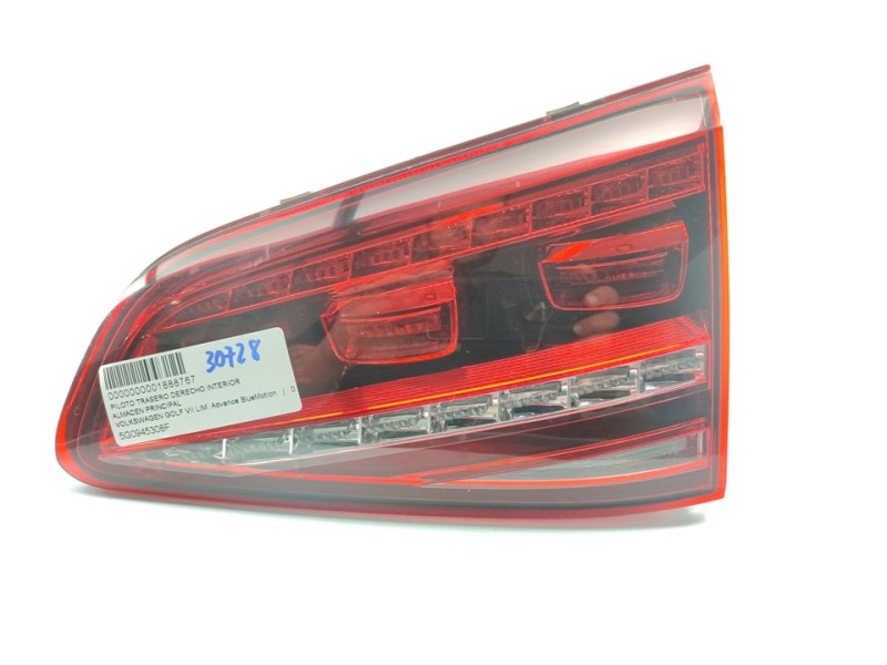 Recambio de piloto trasero derecho interior para volkswagen golf vii lim. advance bluemotion referencia OEM IAM 5G0945308F  