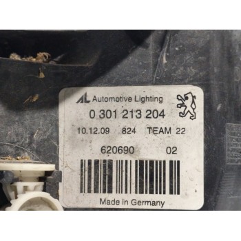 Recambio de faro derecho para peugeot 407 confort referencia OEM IAM 620690  