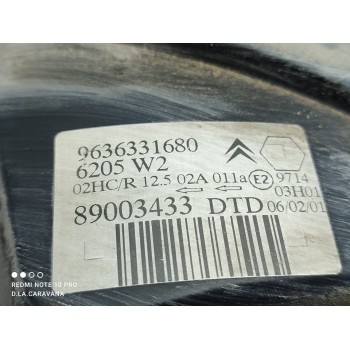Recambio de faro derecho para citroën saxo 1.1 image referencia OEM IAM 9636331680  