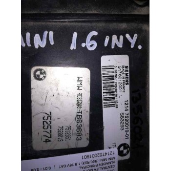 Recambio de centralita motor uce para mini mini (r50,r53) 1.6 16v cat referencia OEM IAM 1214752001901  