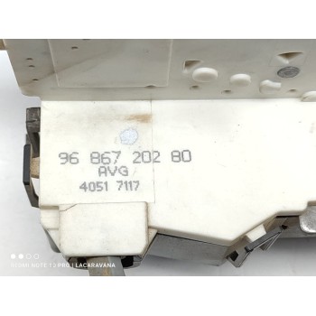 Recambio de cerradura puerta delantera izquierda para citroën c4 coupe cool referencia OEM IAM 9686720280  