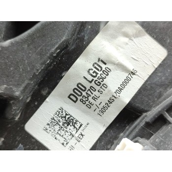 Recambio de elevalunas trasero izquierdo para kia niro drive referencia OEM IAM 83470G5000  