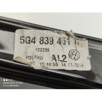 Recambio de elevalunas trasero izquierdo para volkswagen golf vii lim. gtd bluemotion referencia OEM IAM 5G4839461C  