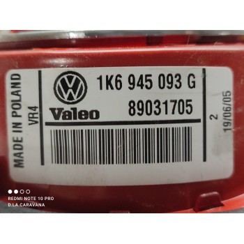 Recambio de piloto trasero izquierdo interior para volkswagen golf v berlina (1k1) trendline referencia OEM IAM 1K6945093G  