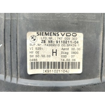 Recambio de cuadro instrumentos para bmw serie 3 touring (e91) 325i referencia OEM IAM 911021104  