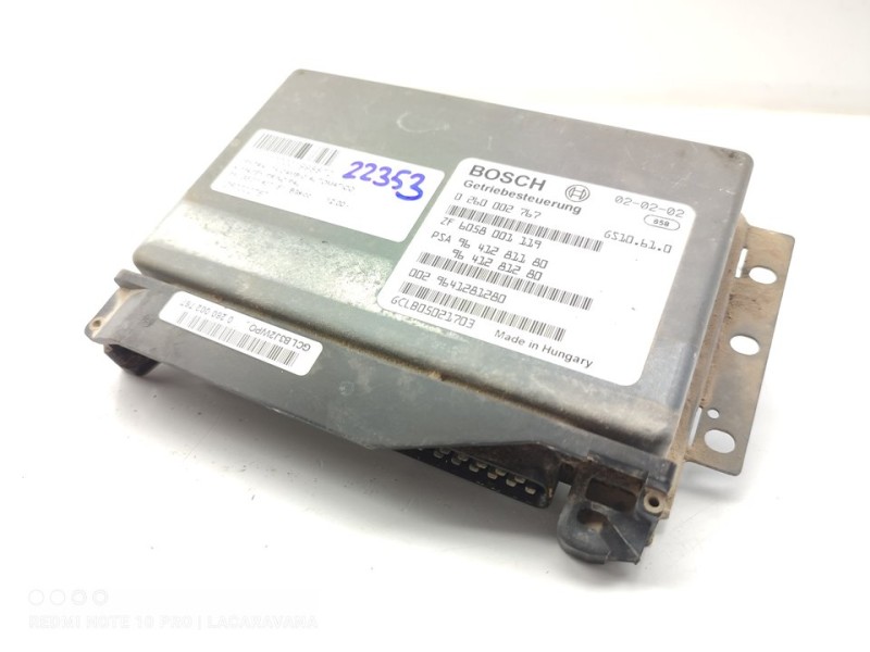 Recambio de centralita cambio automatico para peugeot 607 (s1) básico referencia OEM IAM 0260002767  