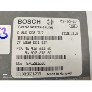 Recambio de centralita cambio automatico para peugeot 607 (s1) básico referencia OEM IAM 0260002767  