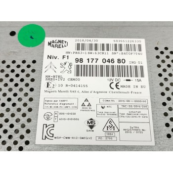 Recambio de sistema navegacion gps para peugeot partner kasten l2 confort pack referencia OEM IAM 9817704680  