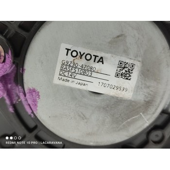 Recambio de ventilador calefaccion para toyota auris hybrid active referencia OEM IAM G923047080  