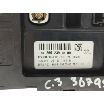 Recambio de pantalla multifuncion para citroën c3 feel pack referencia OEM IAM 9836623980  