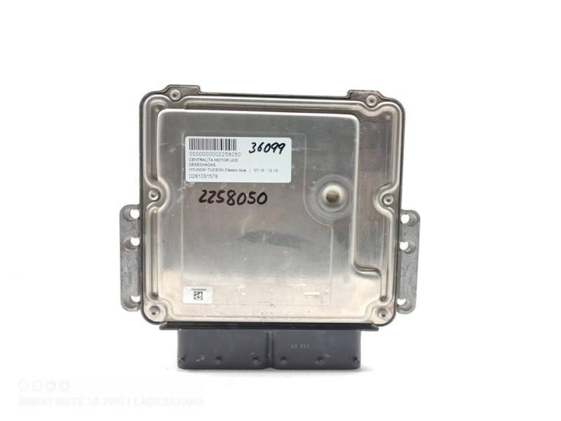 Recambio de centralita motor uce para hyundai tucson classic blue referencia OEM IAM 0281031578  