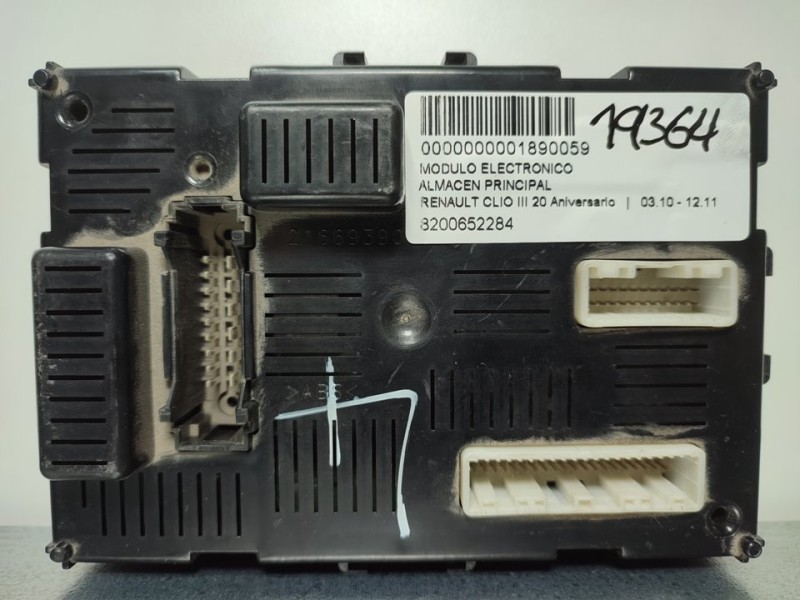 Recambio de modulo electronico para renault clio iii 20 aniversario referencia OEM IAM 8200652284  