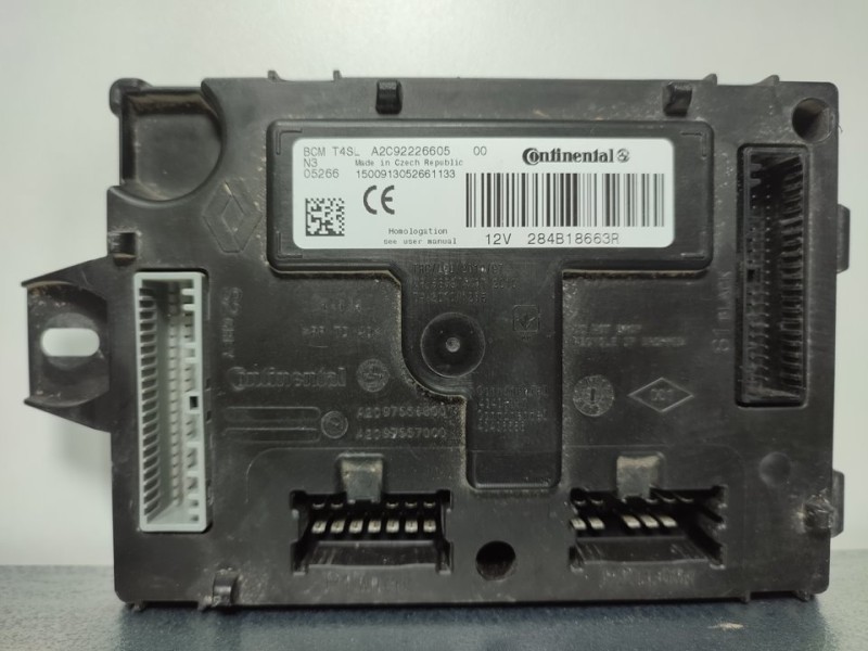 Recambio de modulo electronico para dacia sandero stepway referencia OEM IAM 284B18663R  