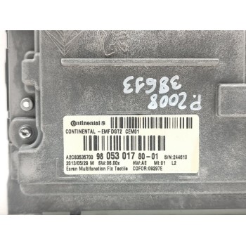 Recambio de pantalla multifuncion para peugeot 2008 (--.2013) active referencia OEM IAM 9805301780  