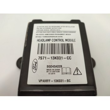 Recambio de centralita luces para ford kuga (cbs) trend referencia OEM IAM 7S7113K031CC  