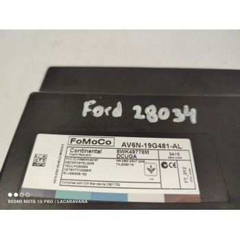 Recambio de modulo electronico para ford c-max 1.0 ecoboost cat referencia OEM IAM AV6N19G481AL  