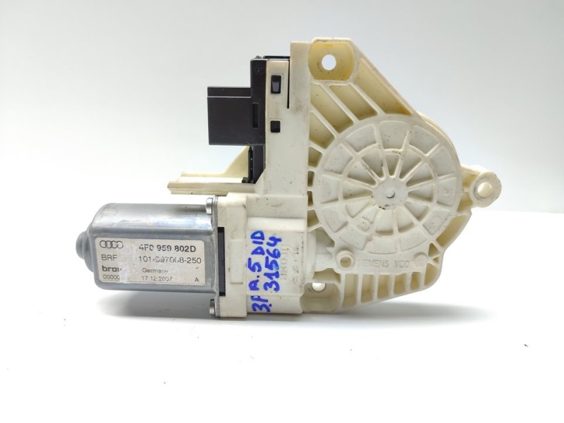 Recambio de motor elevalunas delantero derecho para audi a5 coupe (8t) 2.7 tdi referencia OEM IAM 4F0959802D  